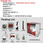  Apexis Уличная CCTV 3X оптический зум PTZ поворотная Speed Dome Wireless IP камера J901